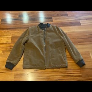 Men’s banana republic mole skin lined bomber XL